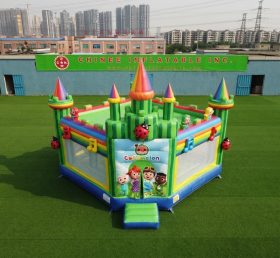T5-3246 Castelo Inflável Tema Cocomelon