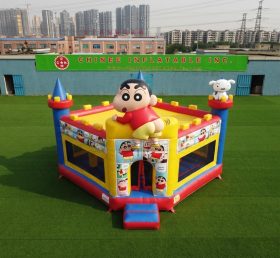 T5-3247 Castelo Inflável com Tema Crayon Shin-chan