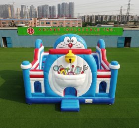 T5-3249 Castelo Inflável Tema Doraemon