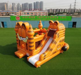T5-3252 Castelo Inflável Tema Garfield