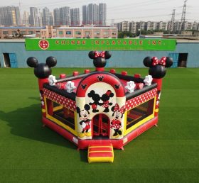 T5-3265 Castelo Inflável com Tema Mickey e Minnie