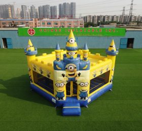 T5-3267 Castelo Inflável Tema Minions