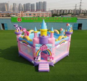 T5-3271 Castelo Inflável com Tema My Little Pony