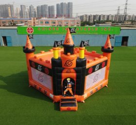 T5-3272 Castelo Inflável com Tema de Naruto