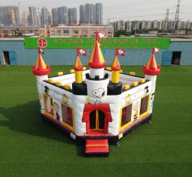 T5-3290 Castelo Inflável com Tema do Snoopy