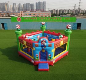 T5-3297 Castelo Inflável com Tema Super Mario