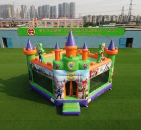 T5-3310 Castelo Inflável Tema Zootopia