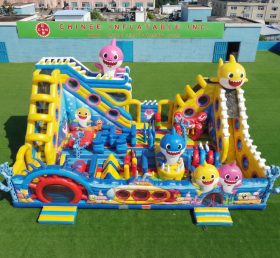 T6-6879 Parque Inflável Tema Baby Shark