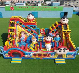 T6-6895 Parque Inflável com Tema Crayon Shin-chan