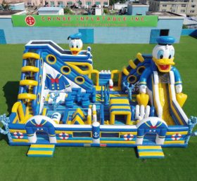 T6-6898 Parque Inflável com Tema do Pato Donald