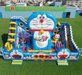 T6-6899 Parque Inflável com Tema Doraemon