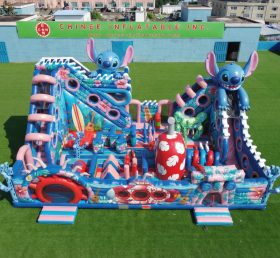 T6-6916 Parque Inflável com Tema Lilo & Stitch