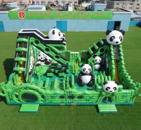T6-6928 Parque Inflável com Tema de Panda