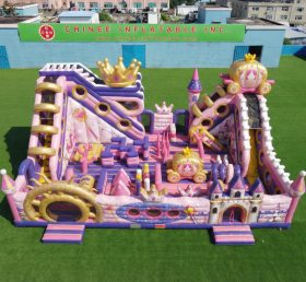 T6-6934 Diversão Inflável com Tema de Festas de Princesa