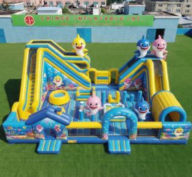 T6-6962 Diversão Inflável com Tema Baby Shark