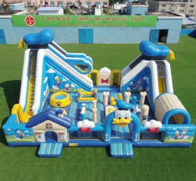 T6-6976 Amusement Park Inflável com Tema do Pato Donald