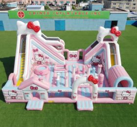 T6-6985 Parque Inflável com Tema Hello Kitty