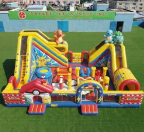 T6-7008 Parque Inflável com Tema Pokémon