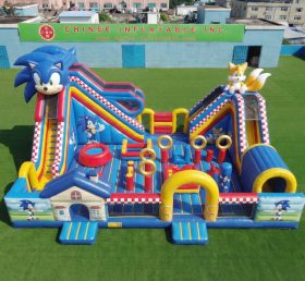 T6-7019 Parque Inflável com Tema Sonic