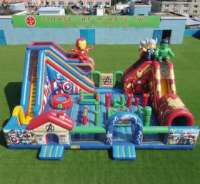T6-7027 Parque Inflável com Tema dos Vingadores
