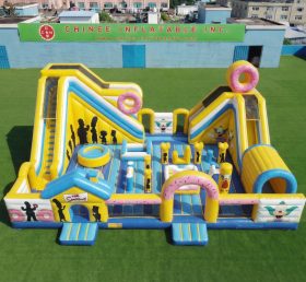 T6-7031 Parque de Diversões Inflável com Tema Os Simpsons
