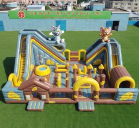 T6-7037 Parque Inflável com Tema Tom e Jerry