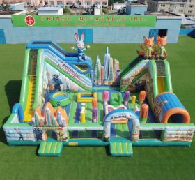T6-7042 Amusement Inflável com Tema Zootopia