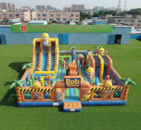 T6-7054 Parque Inflável com Tema Bob Construções
