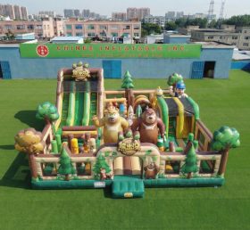 T6-7055 Diversão Inflável com Tema Ursos Boonie