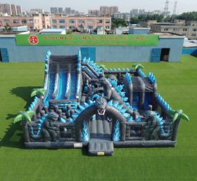 T6-7074 Parque Inflável com Tema Godzilla