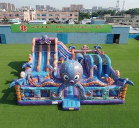 T6-7100 Parque Inflável Tema Polvo