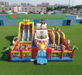 T6-7101 Parque Inflável com Tema One Piece
