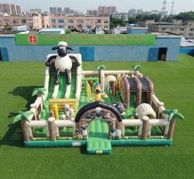 T6-7117 Diversão Inflável com Tema Shaun, o Carneiro