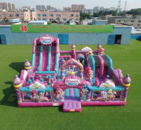 T6-7118 Diversão Inflável com Tema Shimmer & Shine