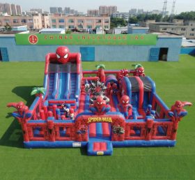 T6-7123 Parque Inflável com Tema do Homem-Aranha