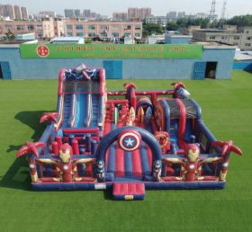 T6-7130 Parque Inflável com Tema dos Vingadores