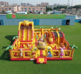 T6-7148 Parque Inflável com Tema Winnie The Pooh