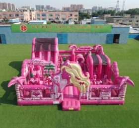 T6-7153 Diversão Inflável com Tema Barbie