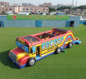 T6-7156 Parque Inflável com Tema de Ônibus