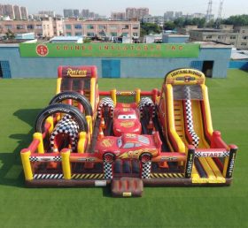 T6-7158 Parque Inflável com Tema de Carros