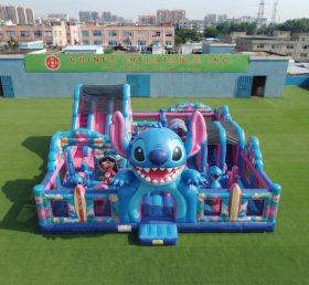 T6-7185 Diversão Inflável com Tema Lilo & Stitch