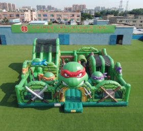T6-7196 Diversão Inflável com Tema das Tartarugas Ninja