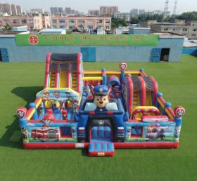 T6-7202 Amusement Park Inflável com Tema Patrulha Canina
