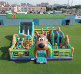 T6-7214 Parque Inflável Temático Scooby-Doo