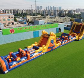 T7-4541 Curso de Obstáculos Inflável com Tema Dragon Ball