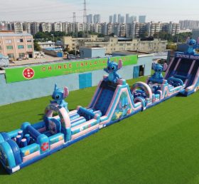 T7-4572 Curso de Obstáculos Inflável Tema Lilo & Stitch