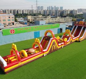 T7-4579 Curso de Obstáculos Inflável com Tema McDonald