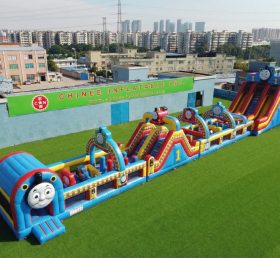 T7-4648 Curso de Obstáculos Insuflável com Tema Thomas & Friends