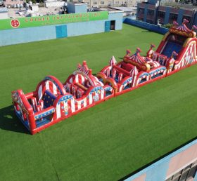 T7-4702 Percursos de Obstáculos Infláveis com Tema de Circo