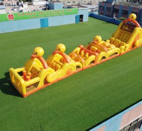 T7-4718 Curso de Obstáculos Inflável com Tema de Pato
